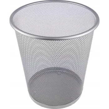 Odpadkový koš ODPADKOVÝ KOŠ 10L do kanceláře i kuchyně, kovová síťka, 10 LITRŮ