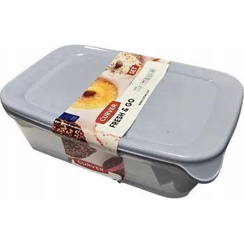 Dóza na potraviny CURVER FRESH & GO Sada dvou dóz 2 x 1 l MODRÁ