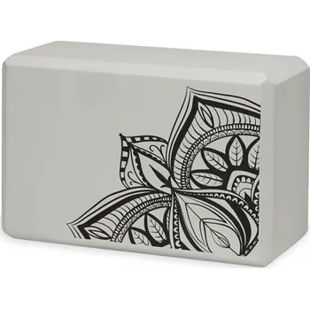 GAIAM Pěnová kostka na jógu POINT ZELENÁ|ČERNÁ