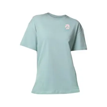 Dámské oblečení Columbia Rolling Bend Graphic Oversized Tee Women Spray, Floral Fun 325 modrá S