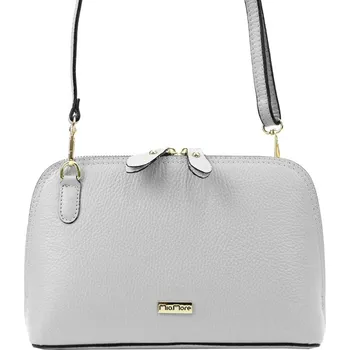 Kabelka Dámská kabelka MiaMore 01-043 DOLLARO popelavá