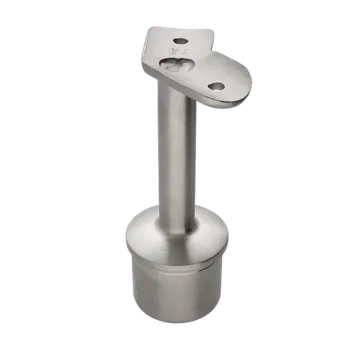 Zábradlí Držák madla pevný na trubku ø 42,4 mm (78x64 mm, 45° úhel), broušená nerez K320 / AISI304