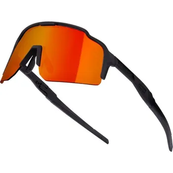 Sluneční brýle Force STRIVE černé, červené zrc. sklo + DÁREK