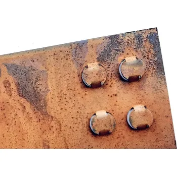 Zahradní obrubník Cortenový obrubník s trny – Steel Border Corten S 1,5/100 - tloušťka 1,5 mm, výška 10 cm, délka 1 m