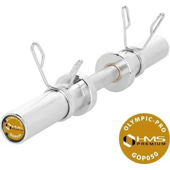 HMS Jednoruční olympijská osa GOP050 5kg 50cm (VÝPRODEJ) + DÁREK