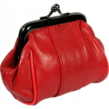 Peněženka Univerzální kožená dámská peněženka na mince s klipem - malá