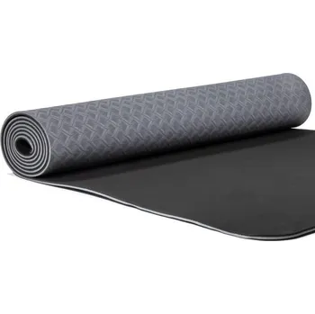 podložka na cvičení YOGI & YOGINI Podložka na jógu Yogi Yogini Premium 5 mm 183cm ŠEDÁ