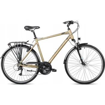 Jízdní kolo Trekingové kolo Romet Wagant 3, rám 19 palců, kola 28", zlaté