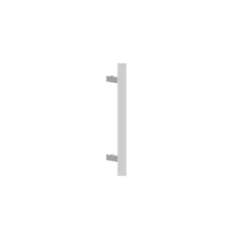 Zábradlí Nerezové 45° madlo, délka 350mm, rozměr: 40x10mm, rozměr odsazení 108x25mm, (vnitřek odsazení mosaz), včetně příslušenství, broušená nerez K320 /AISI304