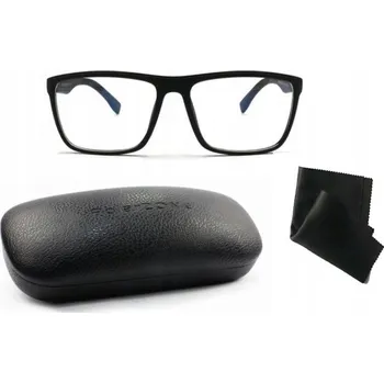 Sluneční brýle Obrácené brýle bez dioptrií "nerd" černé