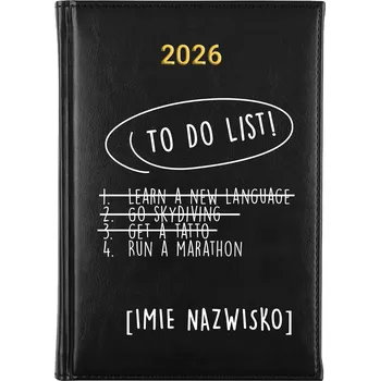 Kalendář Knižkový kalendář 2026 A5 černý