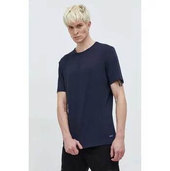 Pánské tričko Bavlněné tričko HUGO 50480434 námořnická modř 59X, vel. L