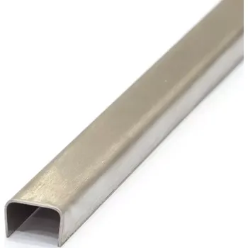 Stavební profil Lišta listela ACERO 20 mm, 1.0 m, kartáčovaná nerez (Listela Acero nerez 20mm kartáč. 1m)