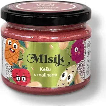 Mlsík krém kešu s malinami
