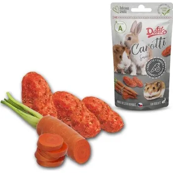 Krmivo pro hlodavce DAFIKO Carotti Snacks pro hlodavce 50g
