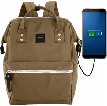 Městský batoh Himawari batoh hnědý