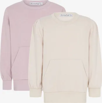 Kojenecká souprava Minymo - Dívčí mikina - 2ks -Violet Ice Velikost: 116