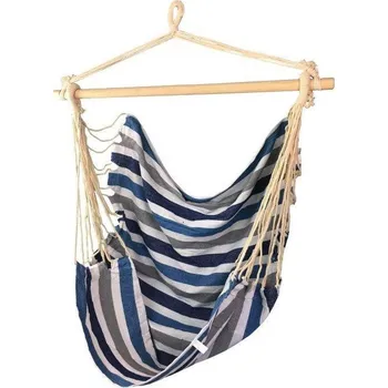 Houpací síť Sedco Houpací křeslo 15026B POUZE bílá/modrá (VÝPRODEJ)