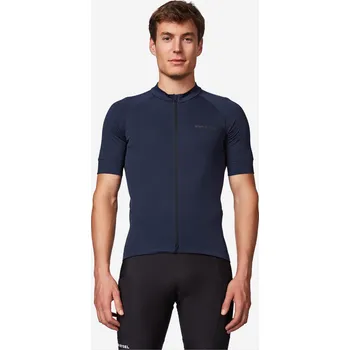 Cyklistické oblečení VAN RYSEL Pánský dres na silniční cyklistiku s krátkým rukávem Discover 2XL MODRÁ