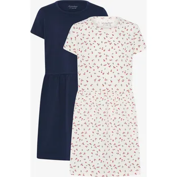 Kojenecké šaty Minymo - Dívčí žerzejové šaty 2ks - Dark Navy Velikost:: 122
