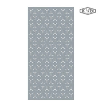 Plech Designová hliníková výplň, laserem vypálený vzor 9131, rozměr 1000x2000x3,0 mm, bez povrchové úpravy, perforace 11%