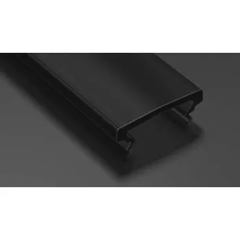 LED lišta LEDLabs Stínidlo pro LED profil LUMINES HIGH PMMA černé 1 m