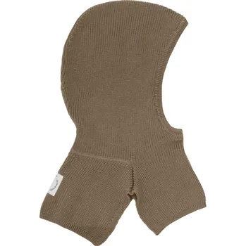 Kojenecká čepice Enfant -Pletená vlněná kukla - Pine Bark Velikost: 48