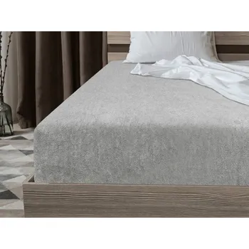 Prostěradlo Froté prostěradlo EXCLUSIVE 200x220 cm Šedé