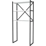 Regál nad pračku EKSPERT, bílá/černá + vyzvednutí ZDARMA