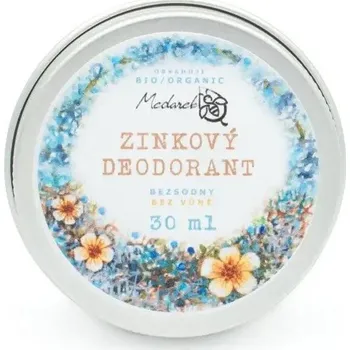 Medarek Zinkový deodorant bez vůně 30 ml EXPIRACE 02/2026