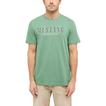 Pánské tričko Tričko Mustang Grün 4291009 XL