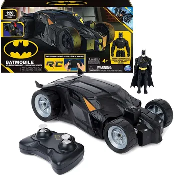 RC model auta Spin Master Batman Batmobile RC auto na dálkové ovládání a figurka DC Comics