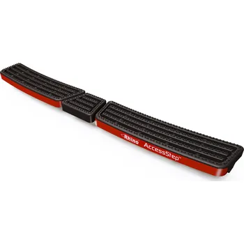 Tažné zařízení Trojitý schůdek Ford Transit Custom / VW T7 23-, černý, Rhino AccessStep