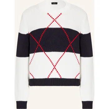 Dámský svetr Monari Dámský Svetr, tmavě modrá / červená / bílá, 38