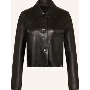Dámský blejzr Milestone Dámská Kožená Bunda Mscanna, černá, 36