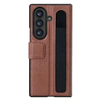 Pouzdro na mobilní telefon Nillkin Aoge Pouzdro pro Samsung Galaxy Z Fold 7 Brown