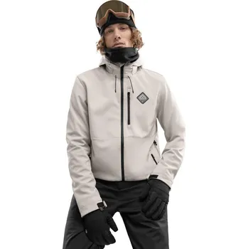 SIROKO Pánská snowboardová bunda W2 Cerro L BÉŽOVÁ