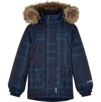 Kojenecká bunda Minymo - Chlapecká zimní parka - Bluesteel Velikost: 86