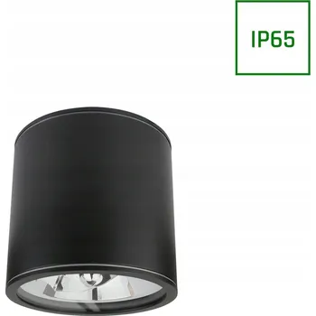 Stropní svítidlo přisazené Spectrum 40 W GU10 11,5 cm černé