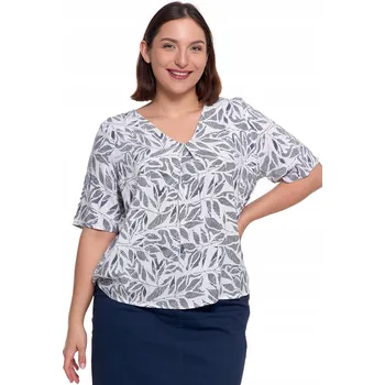 Dámská halenka Moraj halenka s krátkým rukávem střih volný velikost XL