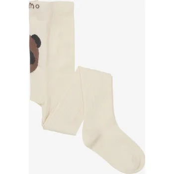 Minymo - Kojenecné punčochy s medvěděm - Off White Varianta:: 92/98