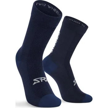 Pánské ponožky SIROKO Cyklistické ponožky s merino vlnou SRX Arctic XS MODRÁ