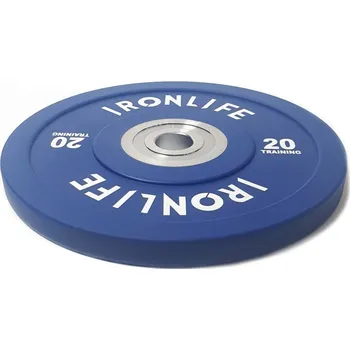 Urethanový kotouč IRONLIFE Bumper Competition 20 kg, modrý