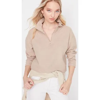 Dámská mikina Mikina trendyol Beige 6084661 M