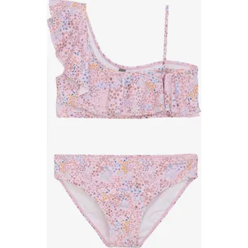 Dívčí plavky Color Kids - Dívčí bikiny s aplikací na rameni - Cherry Blossom Varianta:: 164