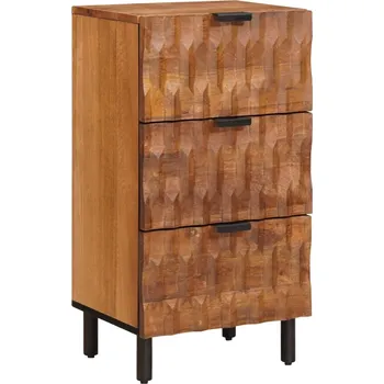 Televizní stolek vidaXL Servírovací skříň se zásuvkou Akátová hnědá povrchová úprava [4017923]