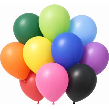 Balónek Gemar Kulaté latexové balónky 26cm Mix barev 10ks