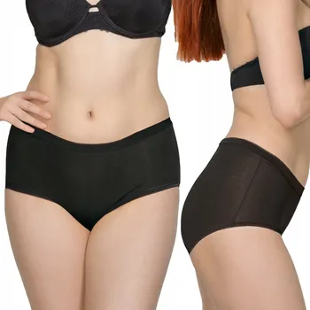 Kalhotky KALHOTKY MITEX LENA KLASYCZNA ČERNÉ XL