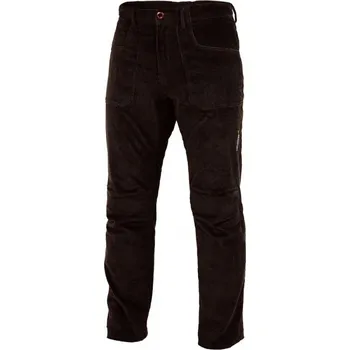 Pánské kalhoty WARMPEACE Kalhoty manšestrové DRIFT dark brown L