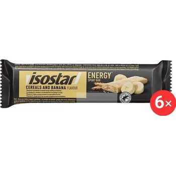 Energetická tyčinka Isostar Energy sport bar 6 x 40 g, banán